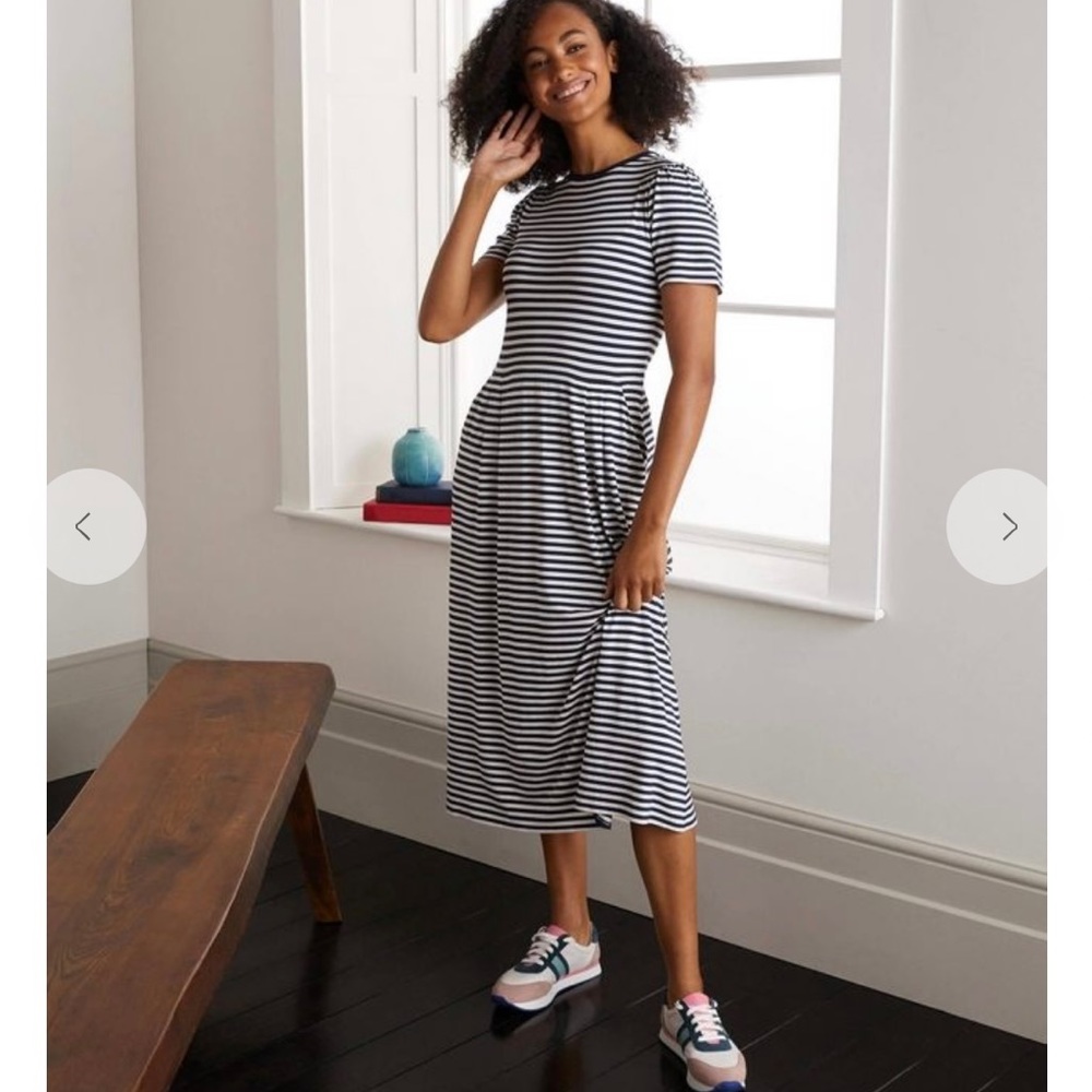 NWT Boden Lucinda Jersey Midi Dress